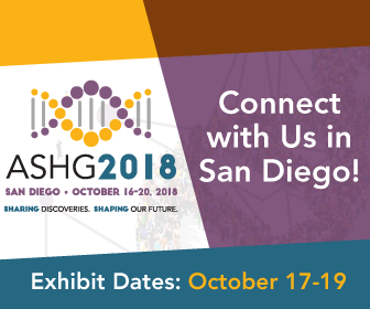 ASHG 2018 graphic - see us on booth 819