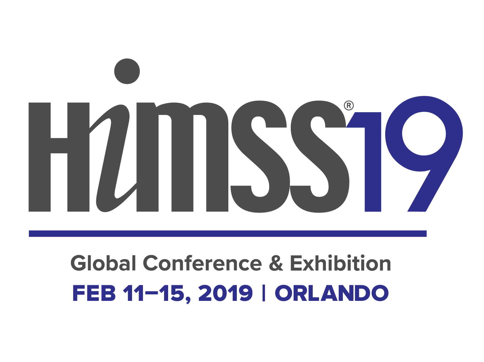 Logo for HIMSS conference and exhibition